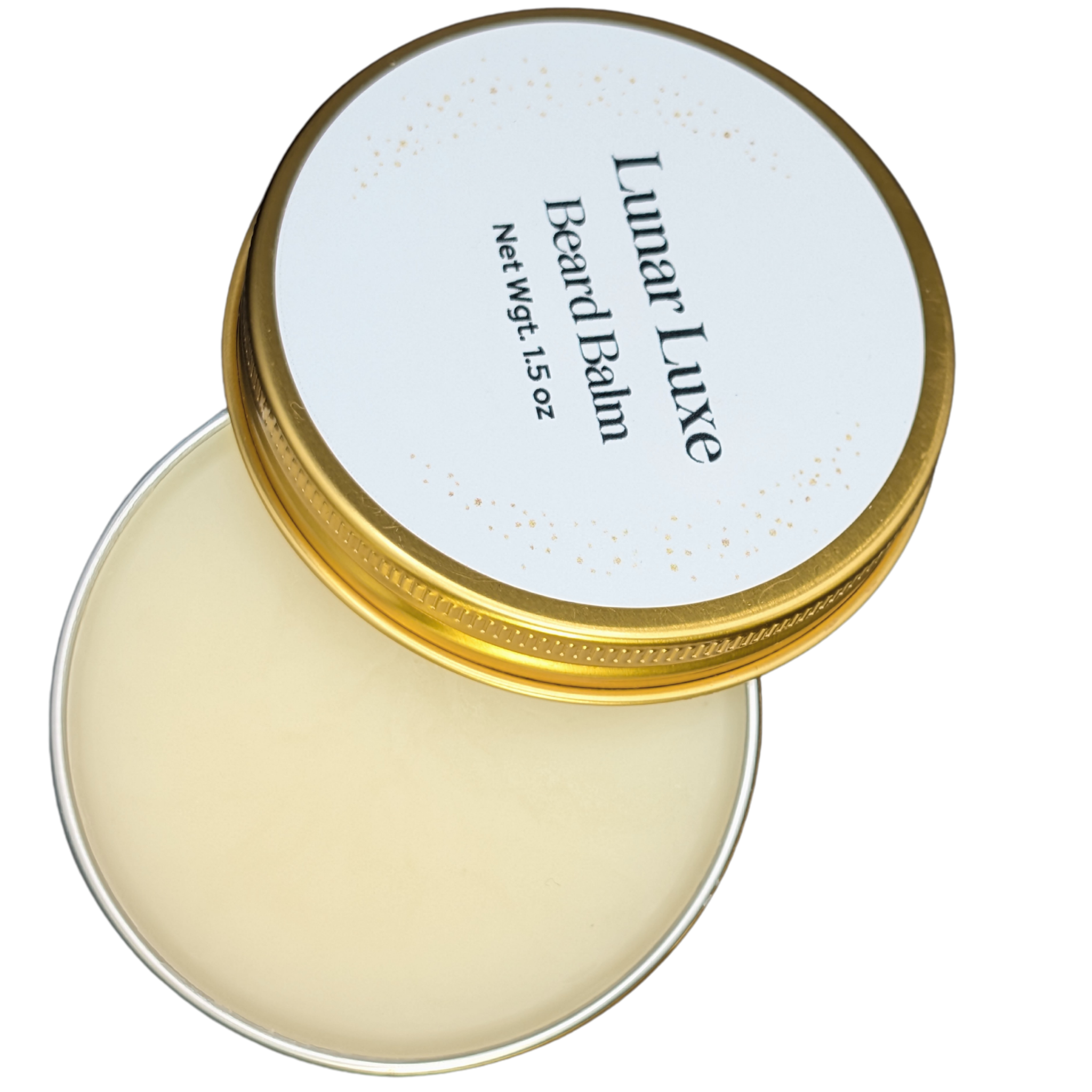 Picture of body cream against a black background
